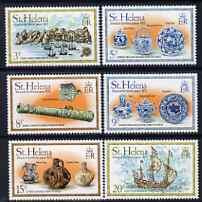 ST. HELENA - 1978 -  Wreck of the Witte Leeuw - Perf 6v Set - Mint Never Hinged