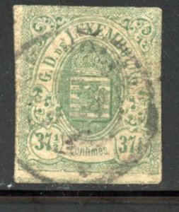 Luxembourg #11, Used. CV $ 200.00