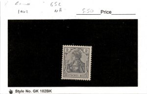 Germany, Postage Stamp, #65C Mint NH, 1902 (AB)