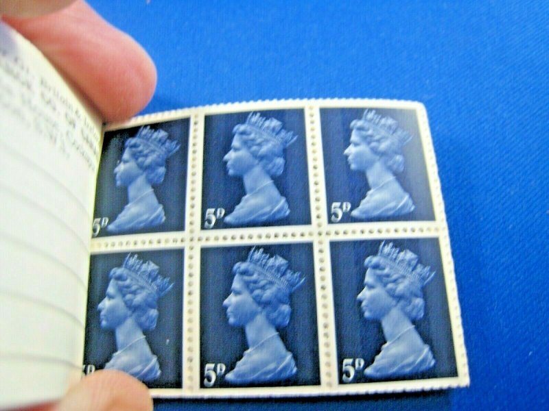 GREAT BRITAIN 1969 COMPLETE MNH STAMP BOOKLET -  5/    (kbgbbk5)