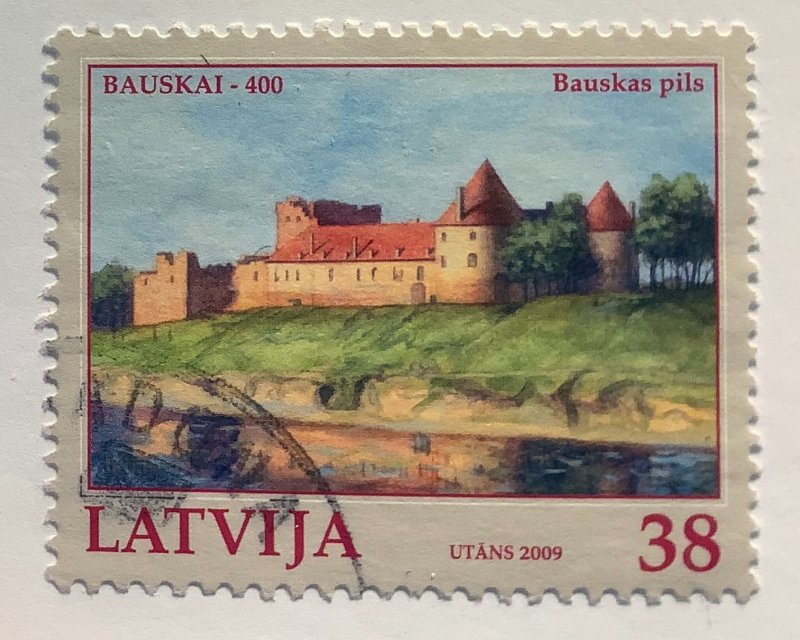 Latvia 2009 Scott 739 used - 38s, Bauskas Castle