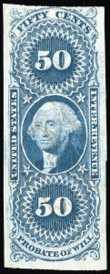 US Stamps # R62a Revenue Used XF Scott Value $55.00