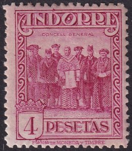 Andorra Spanish 1929 Sc 23 MNG(*) perf 14