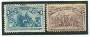 United States #230-231 Unused Single