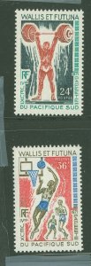 Wallis & Futuna Islands #175-176 Mint (NH) Single (Complete Set)