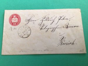 Switzerland early postal history 1879 cover item A15060