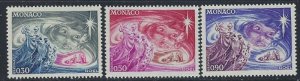 Monaco 849-51 MNH 1972 Christmas (102)(ak3132)
