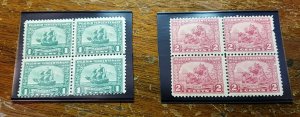 548 & 549 Blks/4 MNH (HP16)