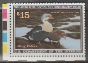 U.S. Scott #RW58 Duck Stamp - Mint NH Single