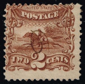 US #113 Pony Express Rider; Used