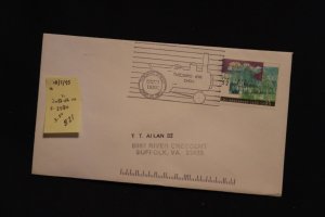 Scott US 2980 on cover (anniv) (#821)