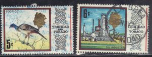 TRINIDAD&TOBAGO SCOTT# 146, 147 USED 5c, 6c 1969