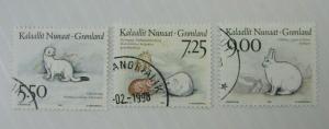1994 Greenland SC #270-72 Kalaallit Nunaat  Used stamp set