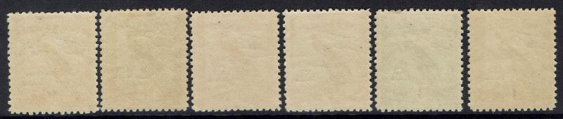 NEW GUINEA 1931 DATED BIRD AIRMAIL 1/2D - 4D 