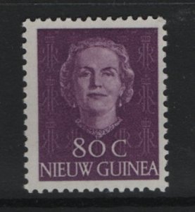 Netherlands New Guinea  #18 MNH  1950  Juliana 80c