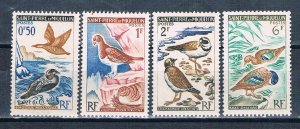 St Pierre & Miquelon 362-65 Unused set Sea Birds 1963 (S1192)