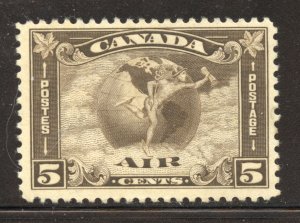 Canada Scott C2 Unused HOG - 1930 Air Mail Circles Globe - SCV $45.00