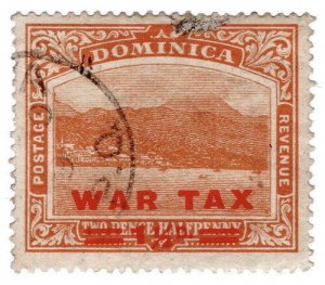 (I.B) Dominica Postal : War Tax 1½d