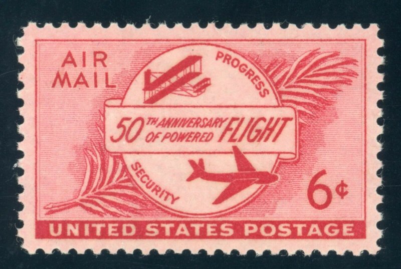US Stamp #C47 Powered Flight 6c, PSE Cert - SUPERB 98 - MOGNH - SMQ $60.00 