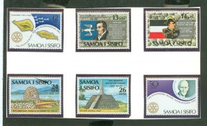 Samoa (Western Samoa) #525-30 Mint (NH) Single (Complete Set)