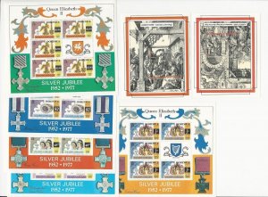 Dominica Collection on 18 Pages, Accumulation of Stamps & Sheets, Lot