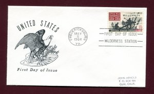 Sc. 1181 Battle of the Wilderness / Civil War FDC - Unknown