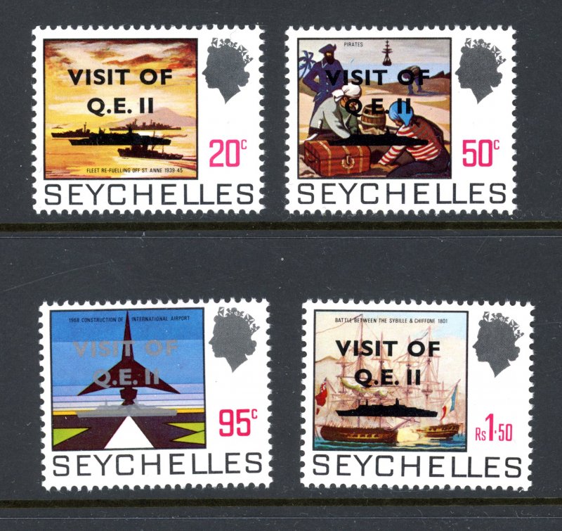 Seychelles 323-326 MNH 1975