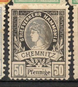 Germany  classic 1860-90s mint Private or  Local Post Item, Chemnitz 317773