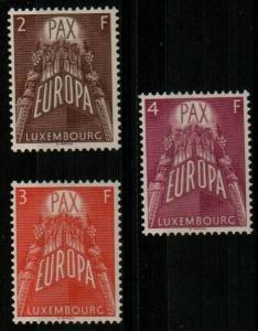 Luxembourg Scott 329-331 Mint NH (Catalog Value $78.00)