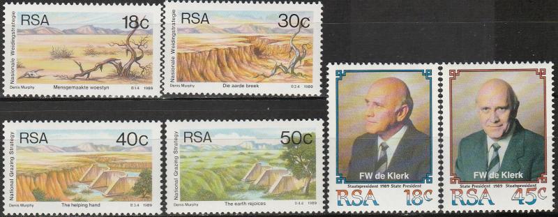 South Africa #766-9, 778-9 MNH CV $5.20 (A17697)