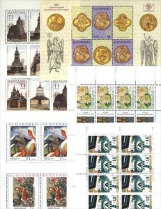 Slovakia MNH 2008 Complete Year set WITH Mini sheets