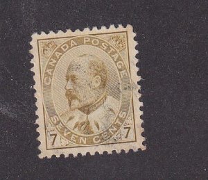 CANADA # 92 VF-MNG KEV11 7cts  CAT VALUE $160 STARTS AT A FAIR 10% REF-LLKKTT55A