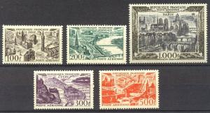 FRANCE #C23-27 Mint NH - 1949 Views Set