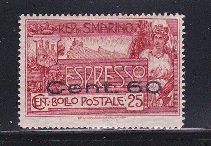 San Marino E3 Set MH Surcharge (B)