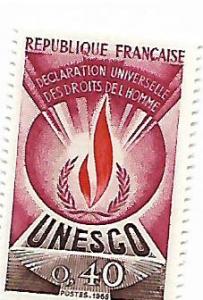 FRANCE, 2O10, MNH, HUMAN RIGHTS FLAME