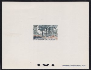 Senegal # 243, Jungle Scene, Proof Card, NH