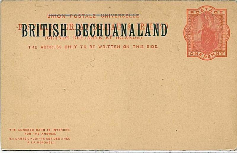 POSTAL STATIONERY: BRITISH BECHUANALAND