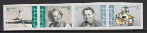 Norway 2012 Strip of 4 Sonja Henie, Thorbjorn Egner