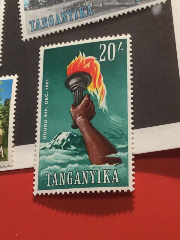 Tanganyika Stamps Scott #53-56 Mint Never Hinged 1961 High Values- See Photos!