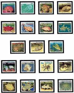 Australia 902-20 MNH 1984-86 Marine Life    (ap6154)