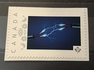 Canada Post Picture Postage Mint NH *Electricity Lightning* *P* denomination