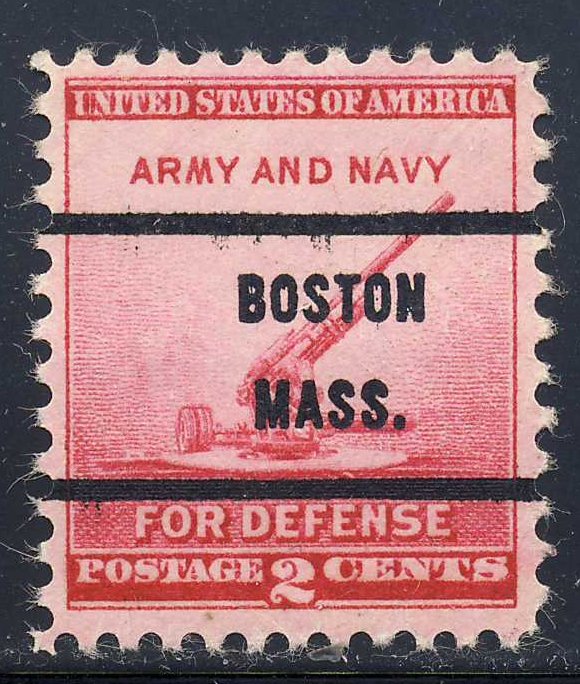 Boston MA, 900-71 Bureau Precancel, 2¢ National Defense