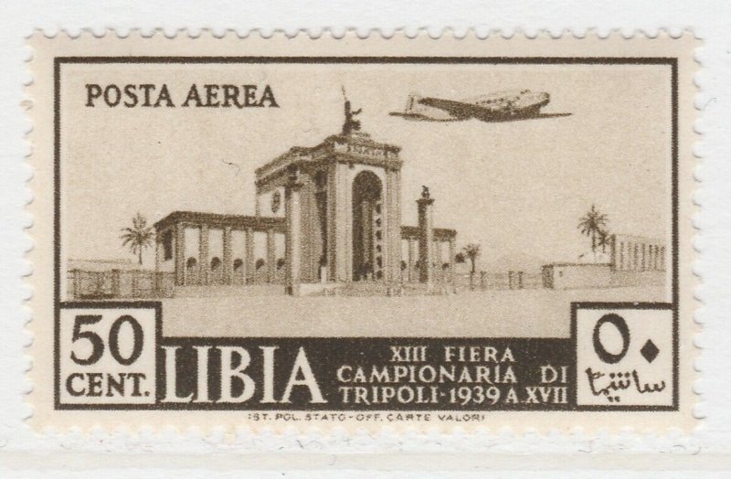 Italy Colony Air Post Libia 1939 Tripoli Fair 50c MNH A19P1F97