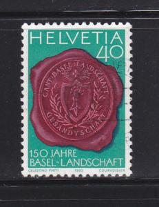 Switzerland 739 U Seal of Basel (A)