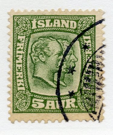 Iceland, Scott #102, Used