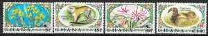 GHANA SG636/9 1972 FLORA & FAUNA SET MNH