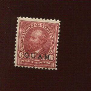 Guam Scott 6 Overprint Mint Stamp  (Stock Guam Bx298)