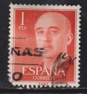 Spain 825 General Francisco Franco 1954