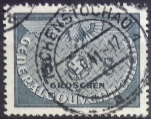 Poland Generalgouvernement Scott #NO2 1940 Used