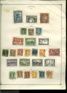 Collection, Canada Part C Scott Pages, 1934/1967, Cat $66, Mint & Used